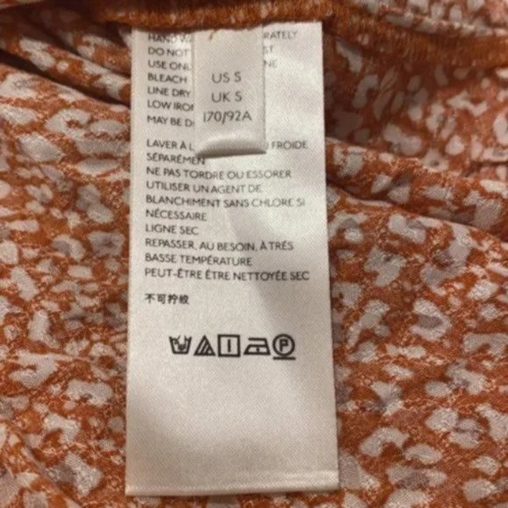 Free People Celia Printed Blouse. S - Picture 11 of 13